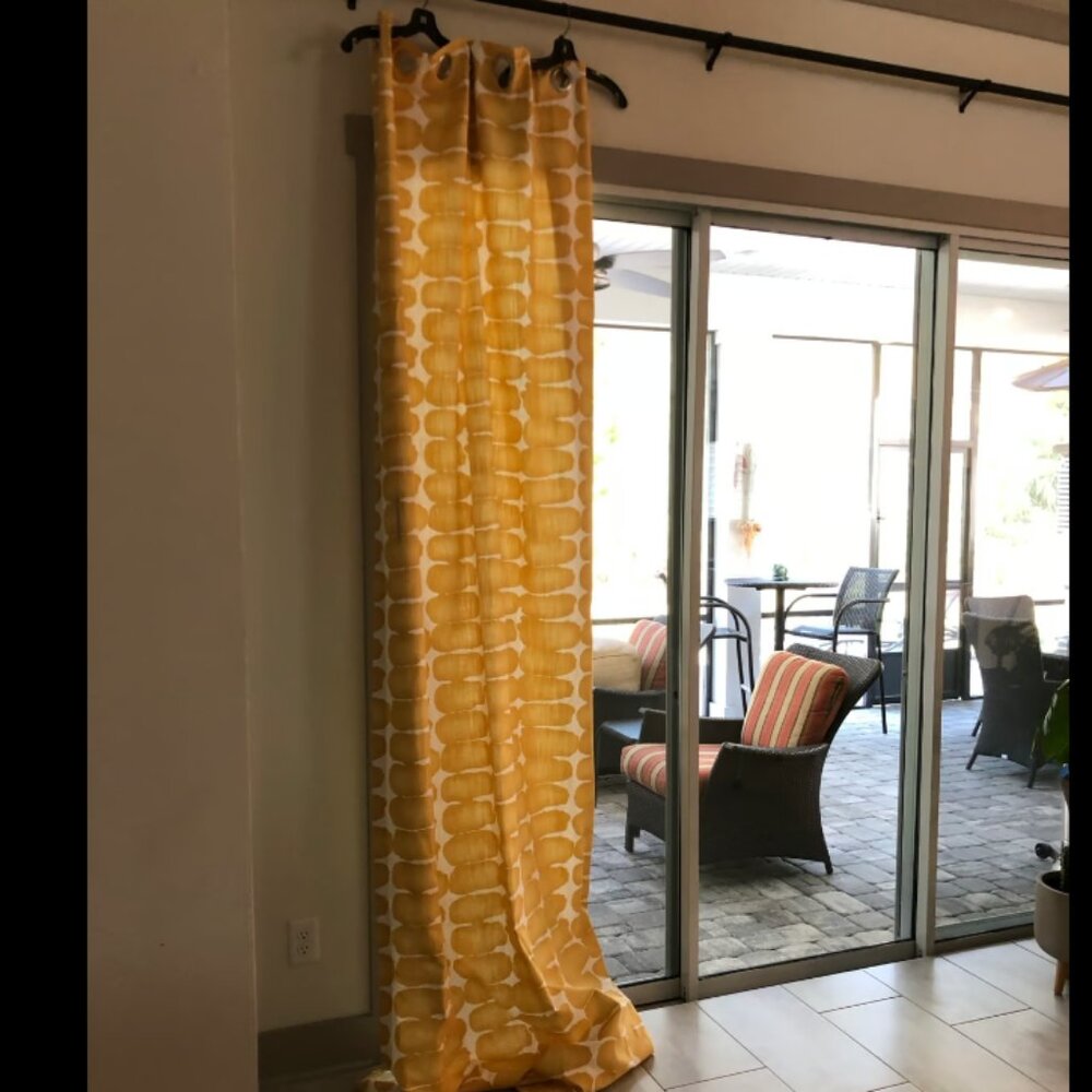 Fully Lined EXTRA Long 117L x 48W Custom Made SINGLE Curtain Panel